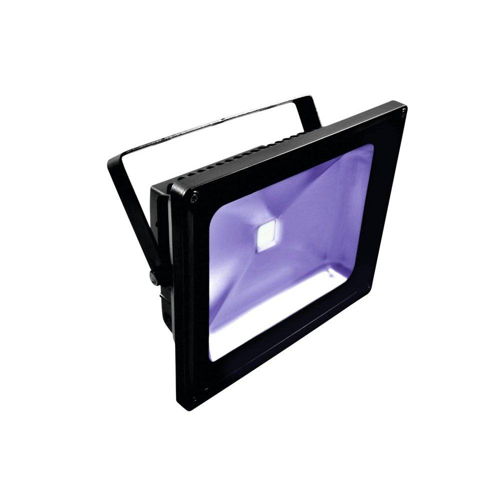 Projecteur UV LED Eurolite IP FL-50 COB noir sur sa lyre