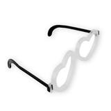 sachet 10 Connecteurs paires lunettes fluo Coeur