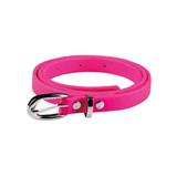 Ceinture fine vert fluo à boucle métallique — vue 10