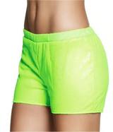 Short à sequins rose fluo porté — vue 5