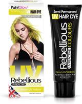 Boîte et tube de coloration cheveux UV Rebellious jaune néon PaintGlow — vue 8
