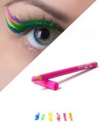 Crayon eyeliner fluo vert et mines de couleurs fluo — vue 2