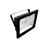 Projecteur UV LED Eurolite IP FL-50 COB noir sur sa lyre — vue 2