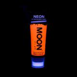 Tubes de peinture fluo UV visage et corps Moon Glow orange, bleu, rose et jaune — vue 4