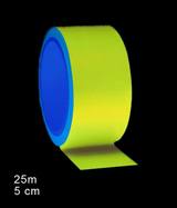 Rouleaux de ruban adhésif fluo 5 cm orange, vert, rose et jaune — vue 5