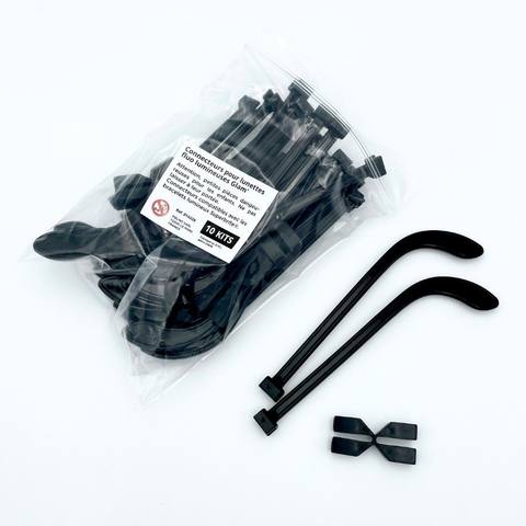 10 kits de connecteurs pour lunettes PowerGlam