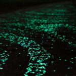 Piste cyclable lumineuse