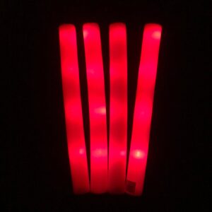 baton lumineux mousse rouge tap tap led